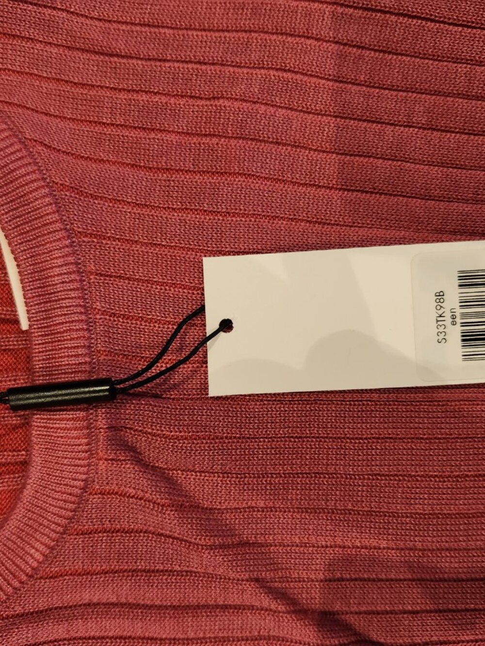 Calvin Klein Pink Ribbed Tank - Picture 2 of 2